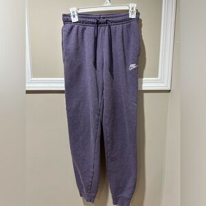 women’s purple Nike sweatpants